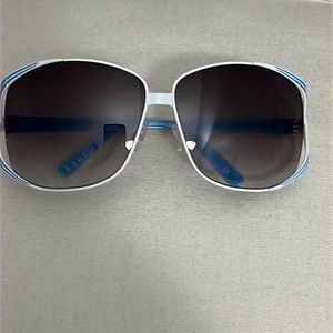 Brand new Spy white/light blue sunglasses